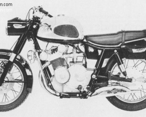 MV Agusta 600  The protoype.  Note different silencers.