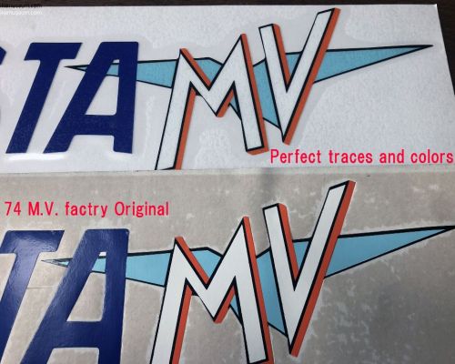 MV Agusta 750S & AMERICA side sticker  