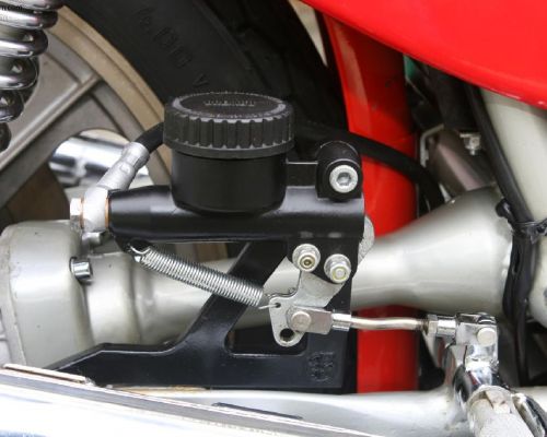 MV Agusta 850SS  Brembo rear brake master cylinder with EPM cast alloy bracket.